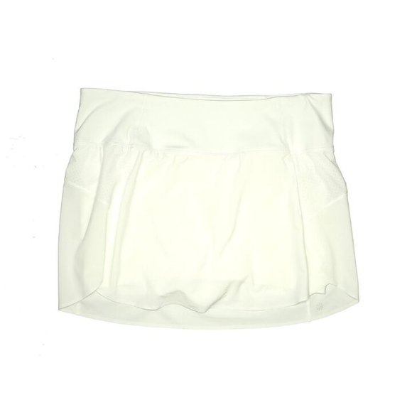 ATHLETA Run With It Skort white skirt sz XL   Running Workout Summer NEW - Picture 2 of 7